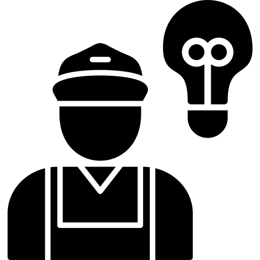 Electrician service icon